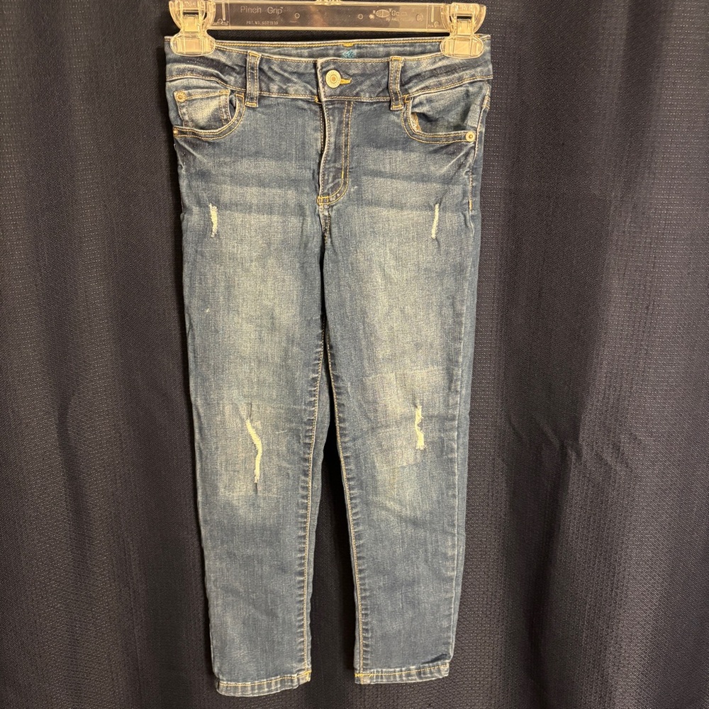 Thereabouts Girls Distressed Straight leg Jeans Size 8